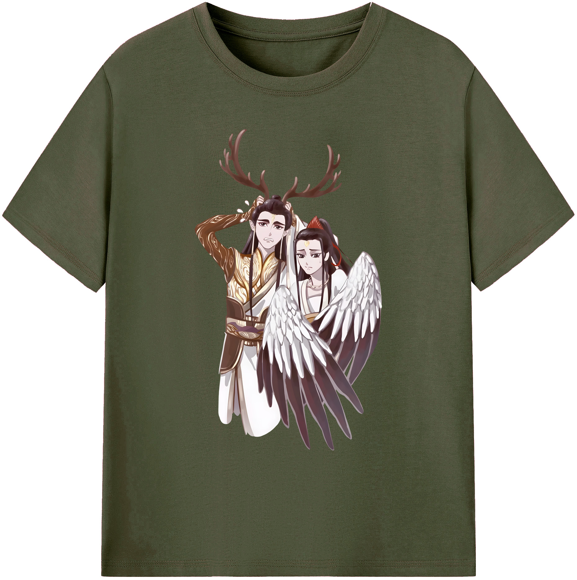 （画像用） Ne Zha 2 ナタ 魔童の大暴れ 綿100％ メンズ半袖Tシャツ｜肌触りやわらか＆通気性
